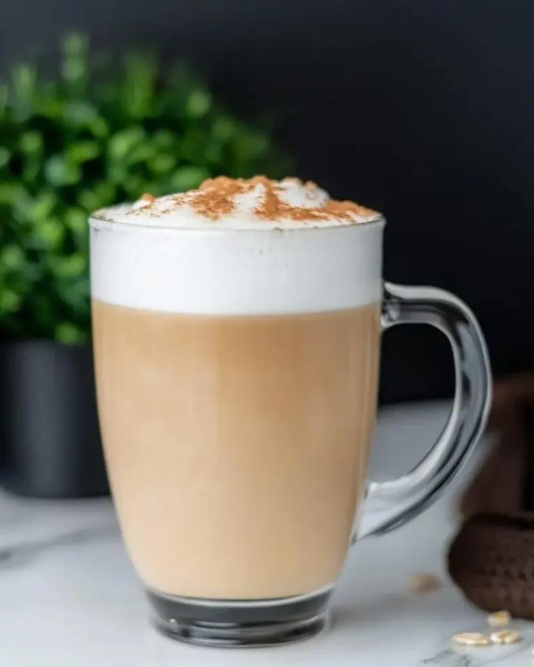 Homemade Oat Milk Latte photo