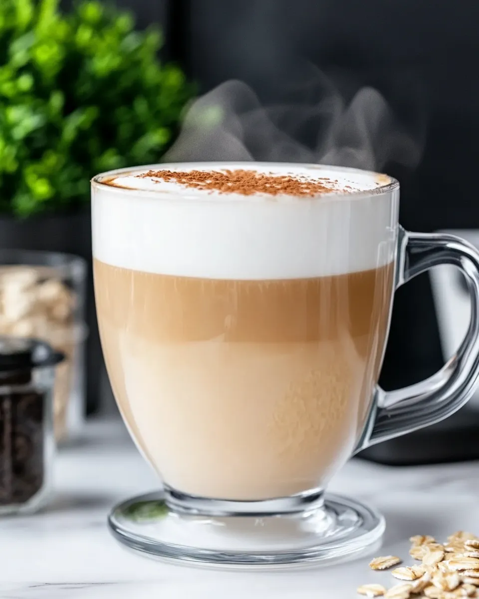 Quick Oat Milk Latte recipe photo