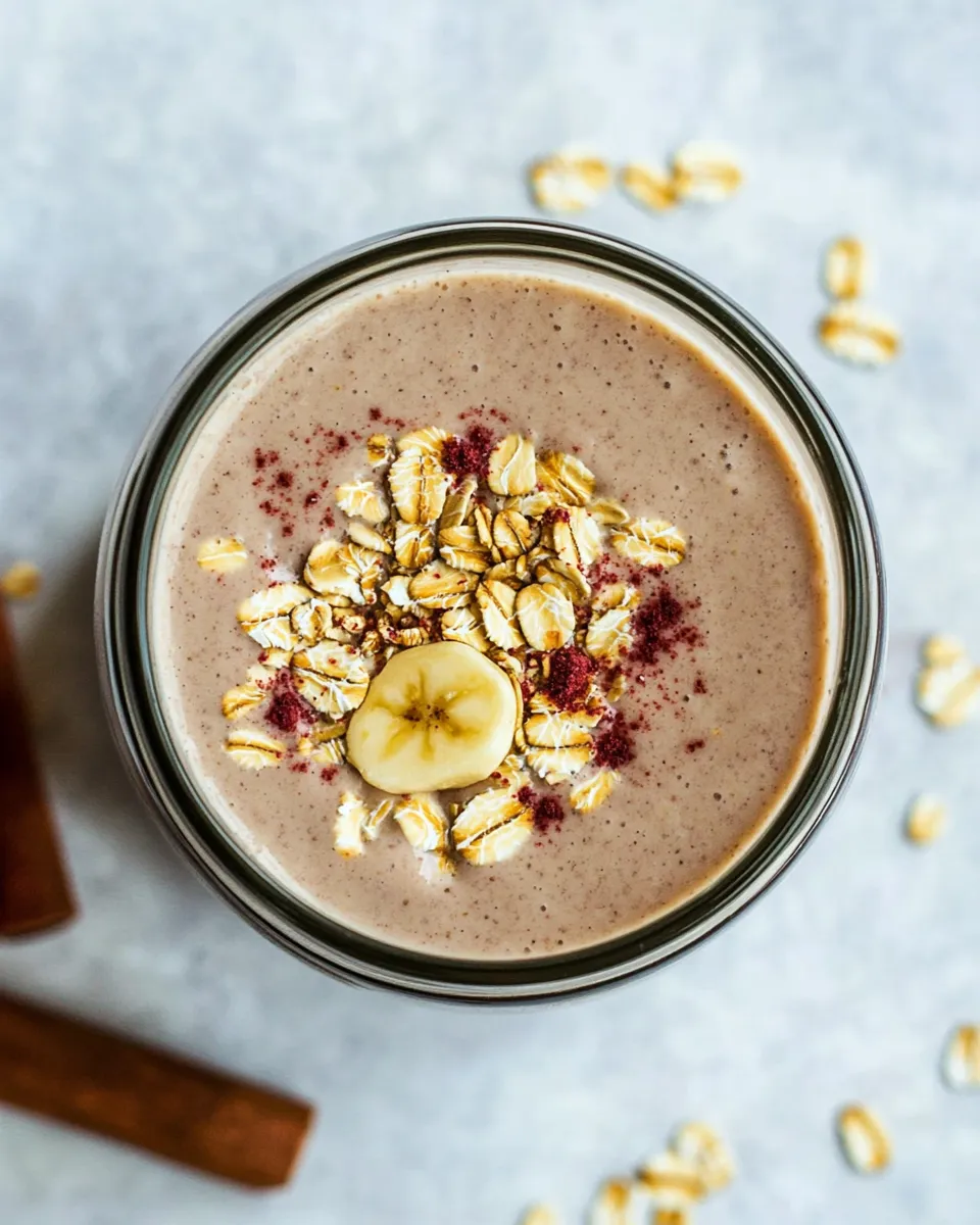 Homemade Oatmeal Smoothie photo