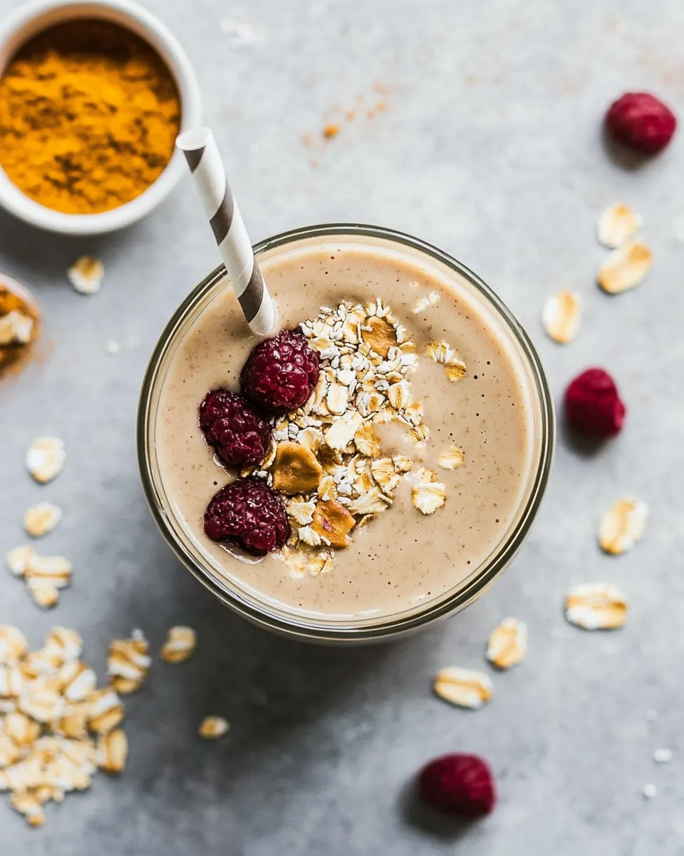 Delicious Oatmeal Smoothie shot