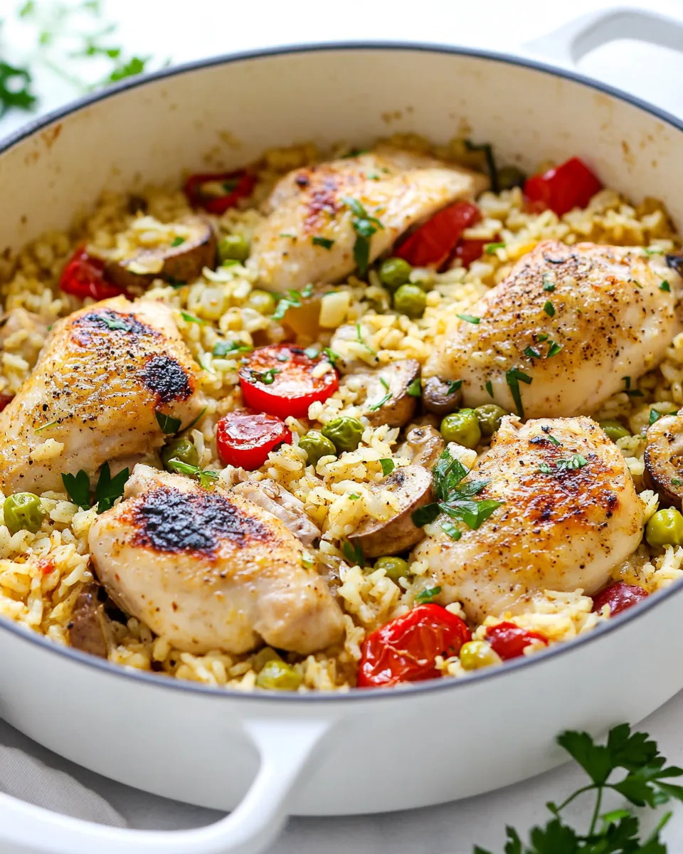 Quick One-Pot Cajun Chicken And Rice shot