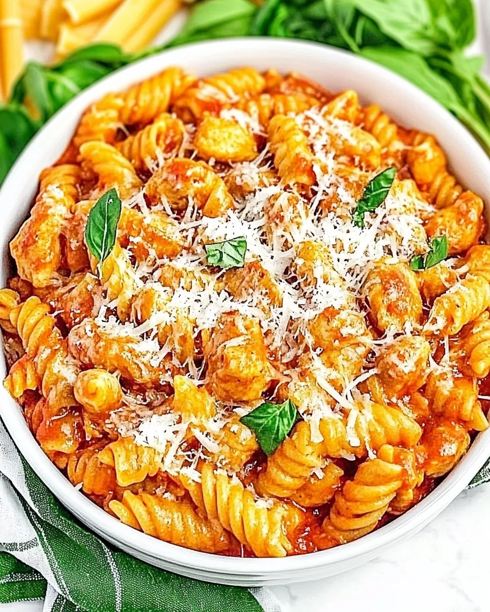 Easy One-Pot Chicken Parmesan Pasta photo
