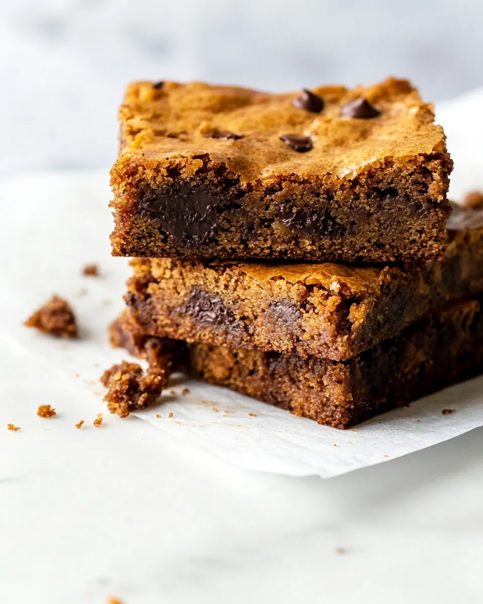 Delicious One Bowl Blondies image