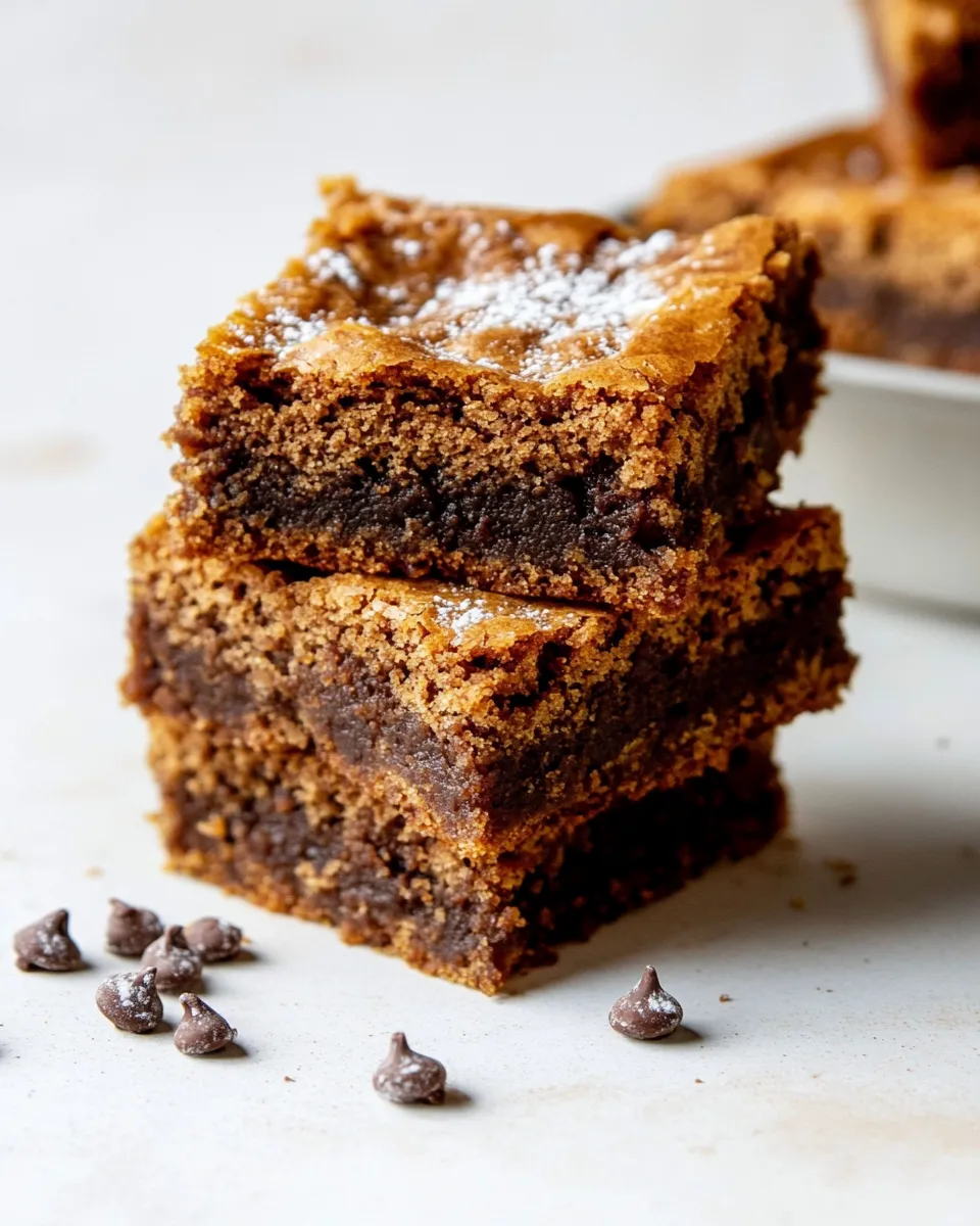 Homemade One Bowl Blondies recipe photo