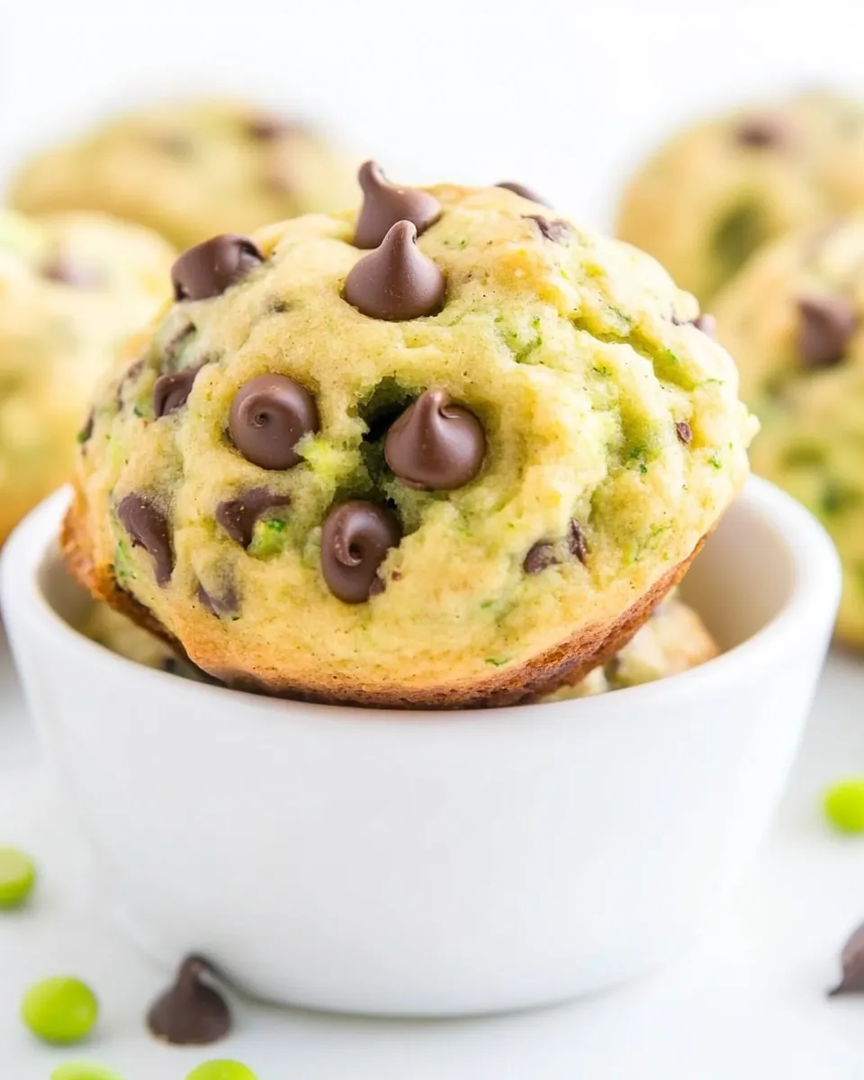 Easy One Bowl Zucchini Chocolate Chip Muffins recipe photo