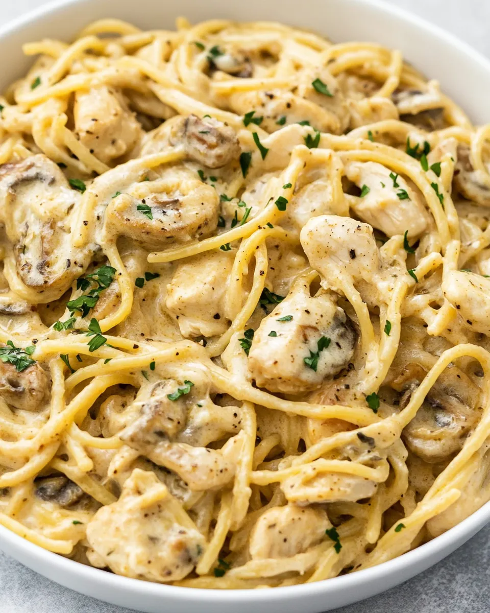 Classic One Pot Chicken Tetrazzini image