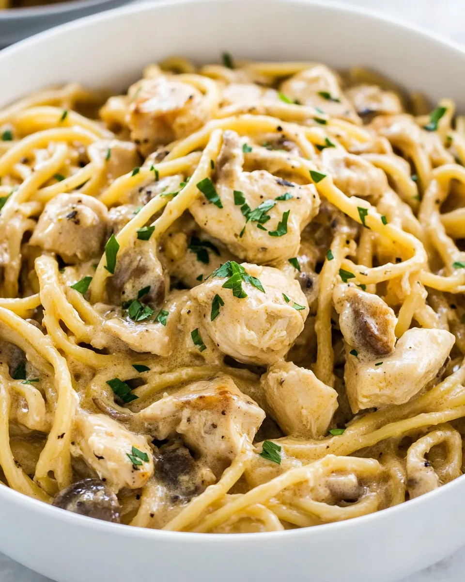 Easy One Pot Chicken Tetrazzini recipe photo