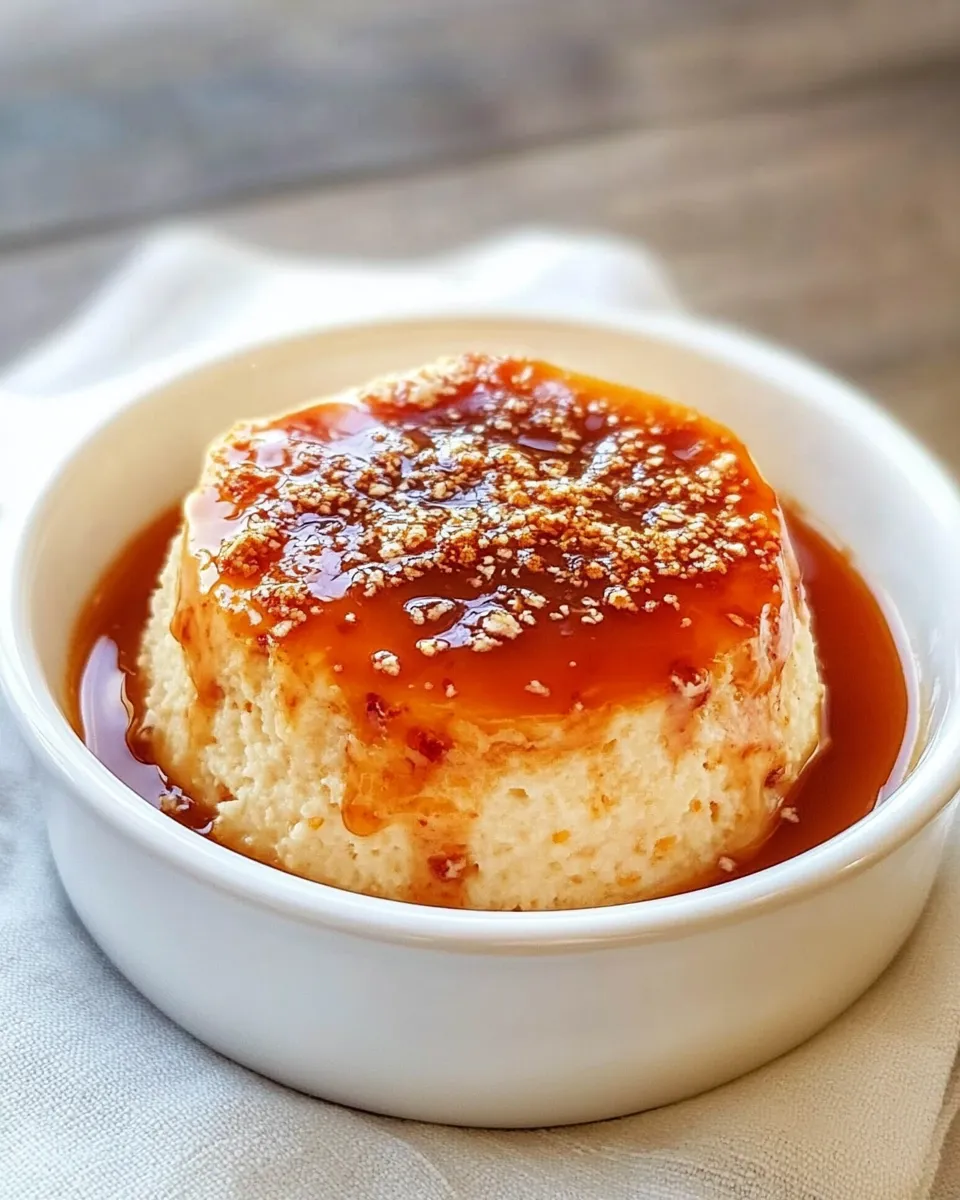 Delicious Orange Creme Caramel shot