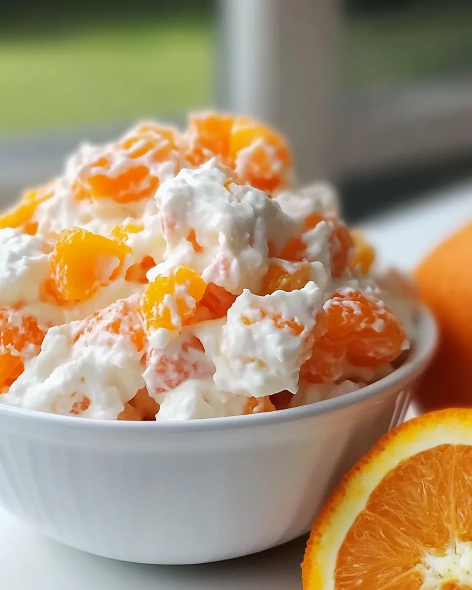 Delicious Orange Fluff Salad Recipe dish photo
