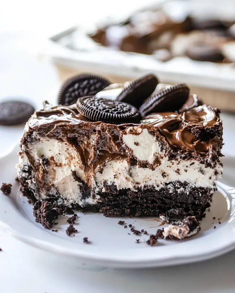 Homemade Oreo Brownie Lush photo