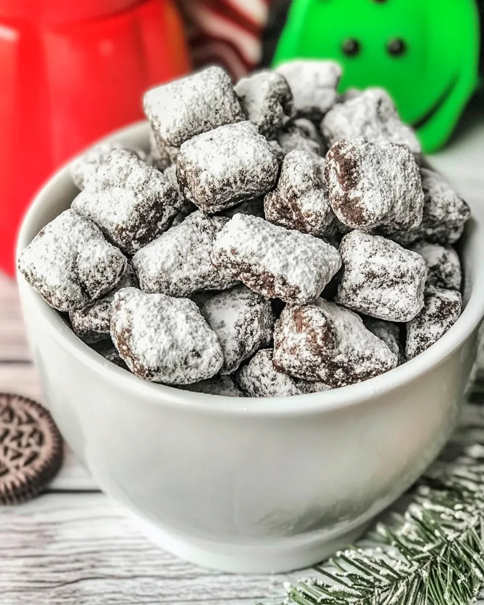 Classic Oreo Muddy Buddies (Oreo Puppy Chow) recipe photo