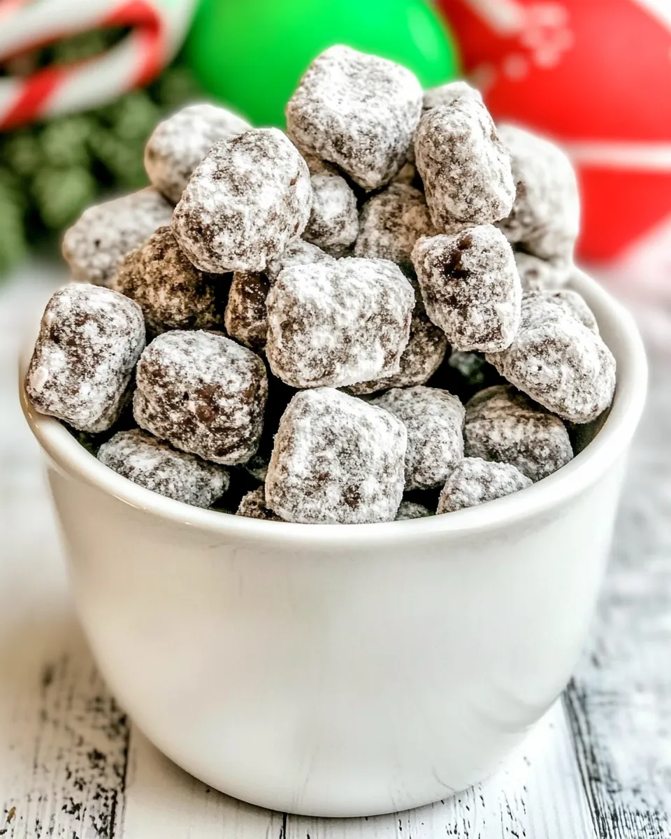 Sweet Oreo Muddy Buddies (Oreo Puppy Chow) shot