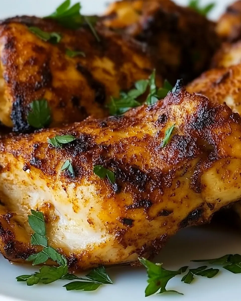 Delicious Oven Baked Peri Peri Chicken shot