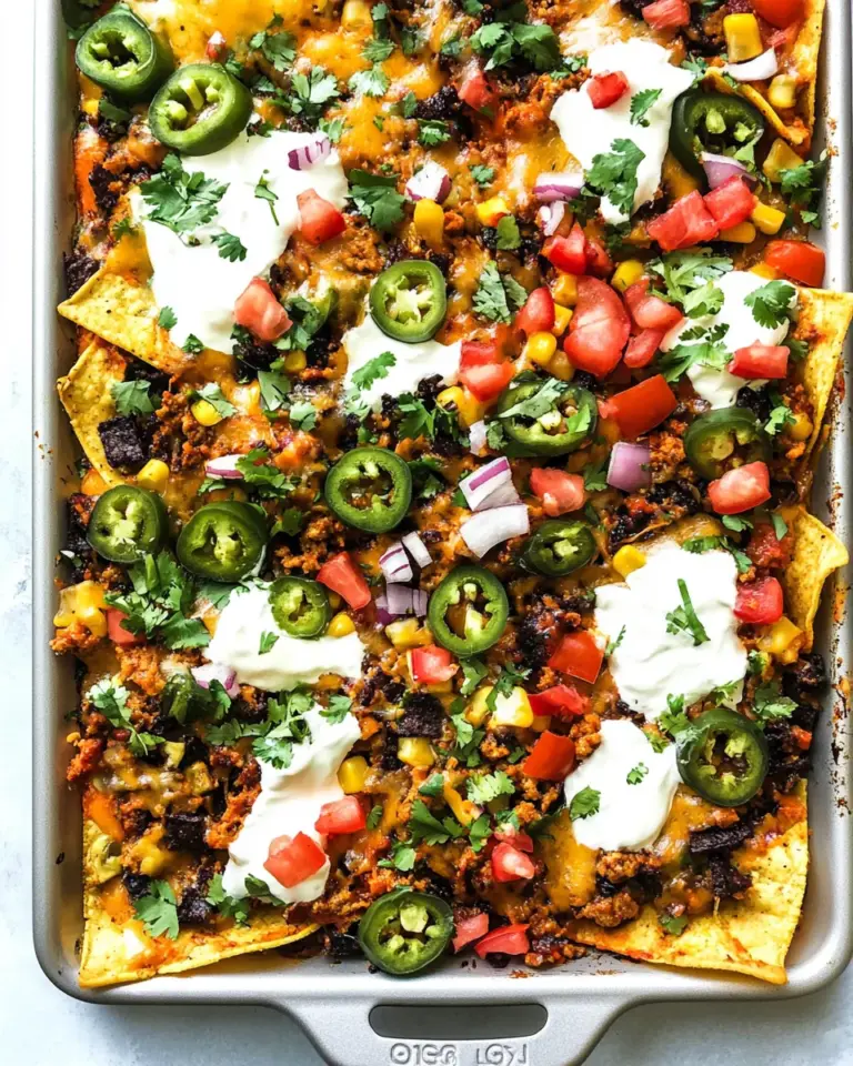 Homemade Oven Baked Sheet Pan Nachos photo