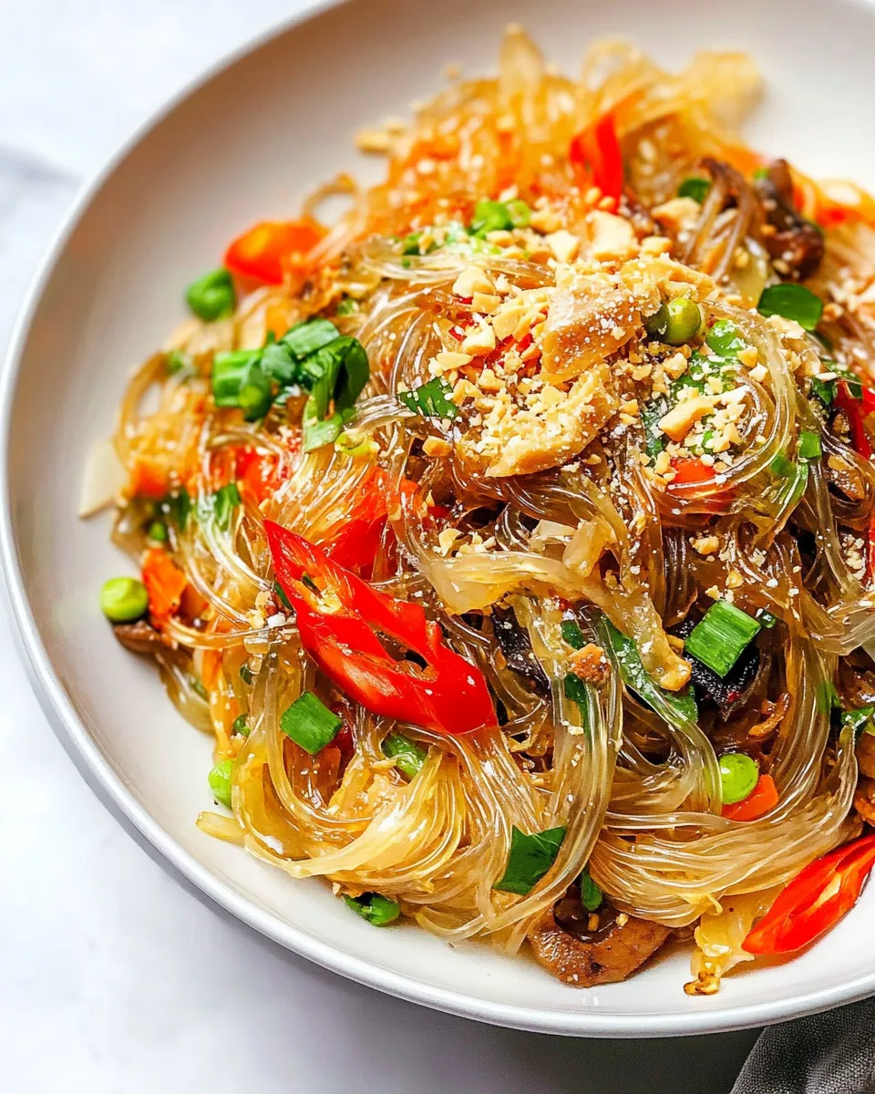 Classic Pad Woon Sen (Thai Glass Noodle Stir Fry) image