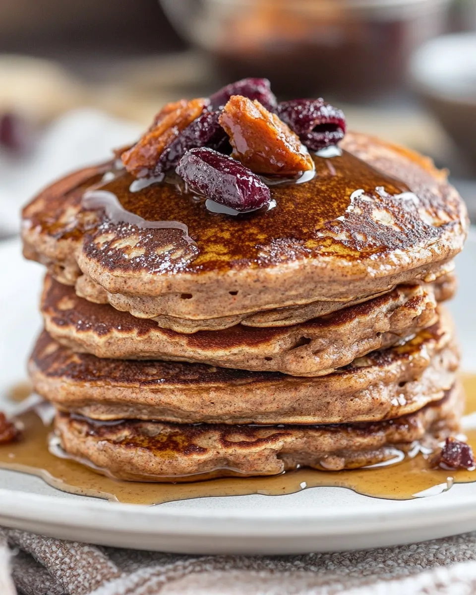 Delicious Paleo Carrot Cake Pancakes image