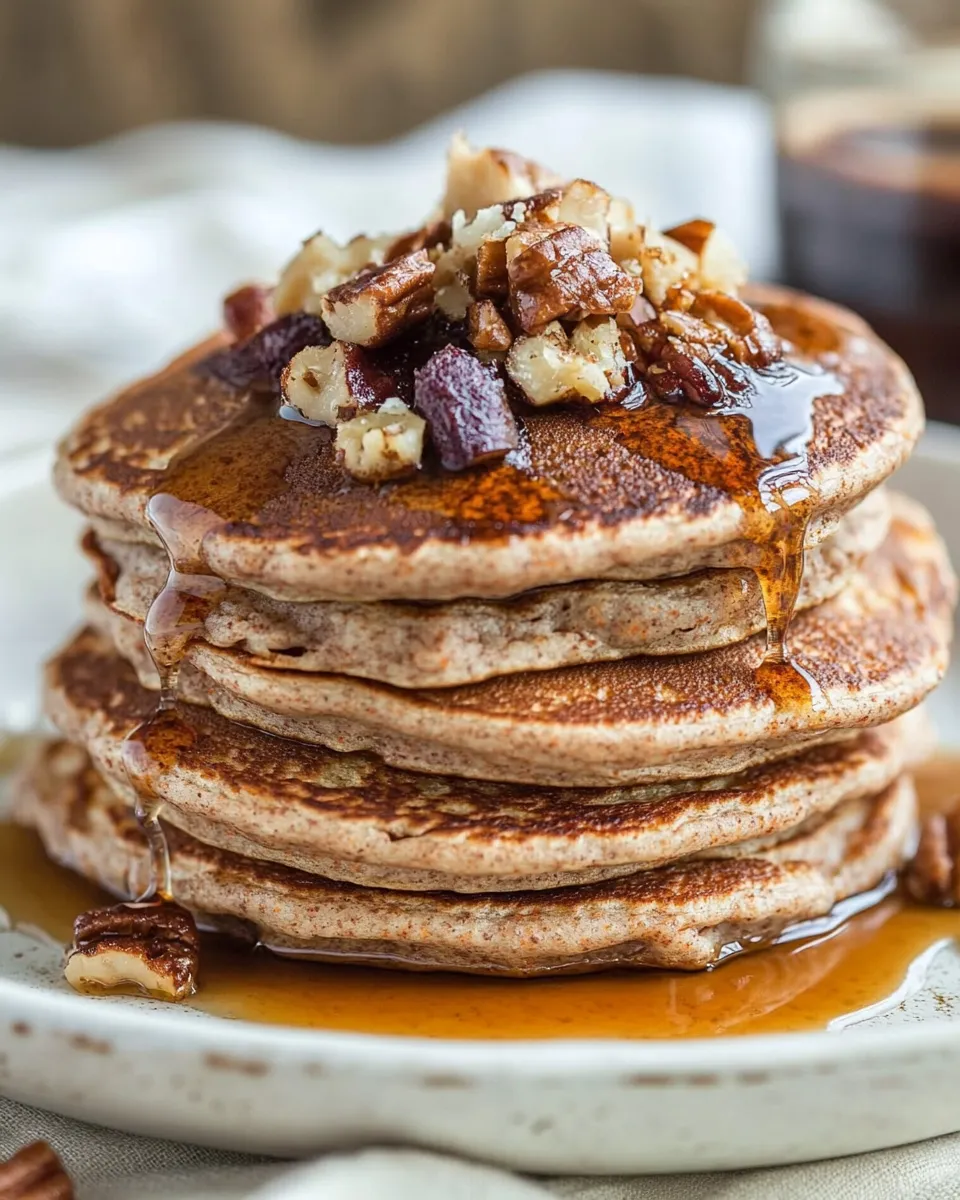 Easy Paleo Carrot Cake Pancakes recipe photo