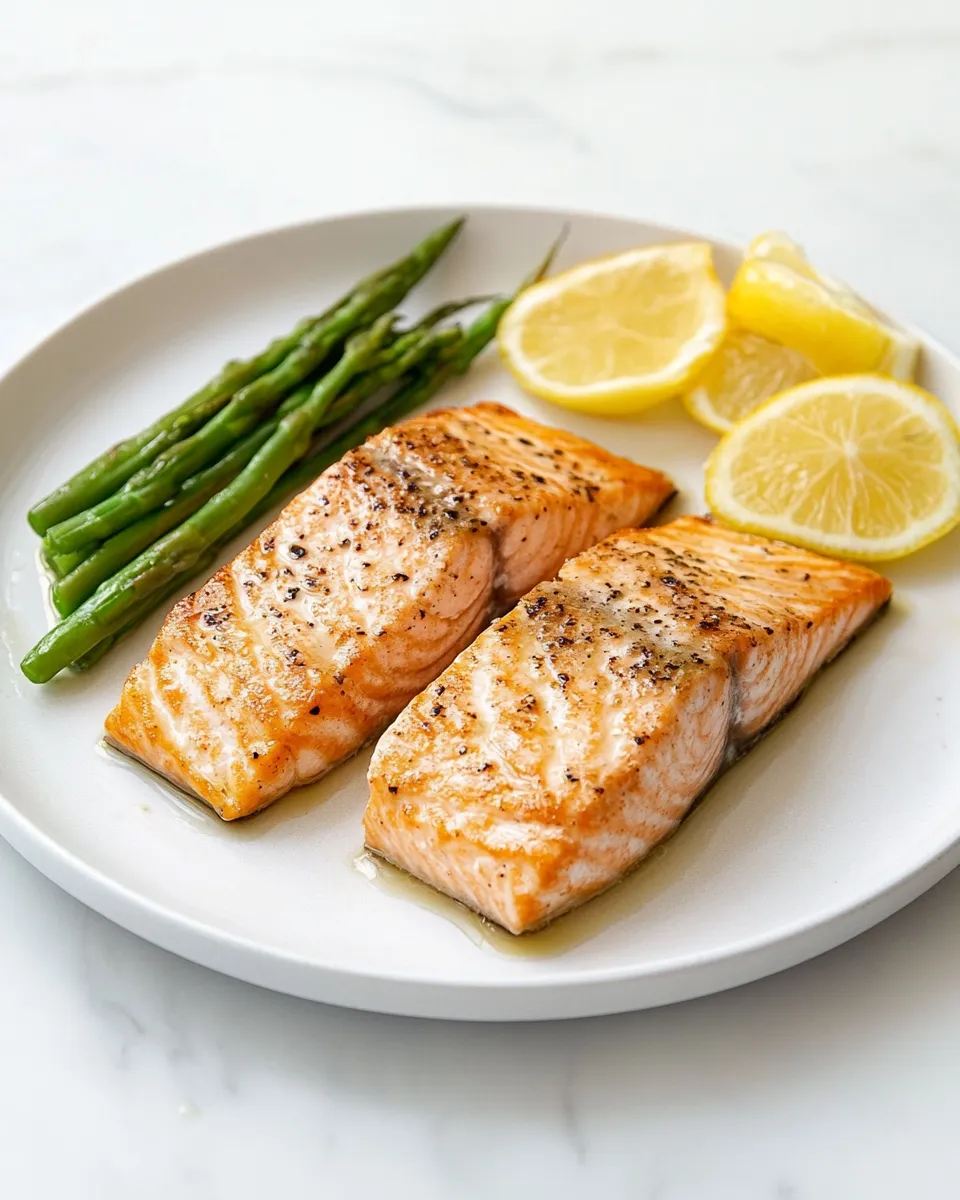 Delicious Pan-Seared Salmon shot