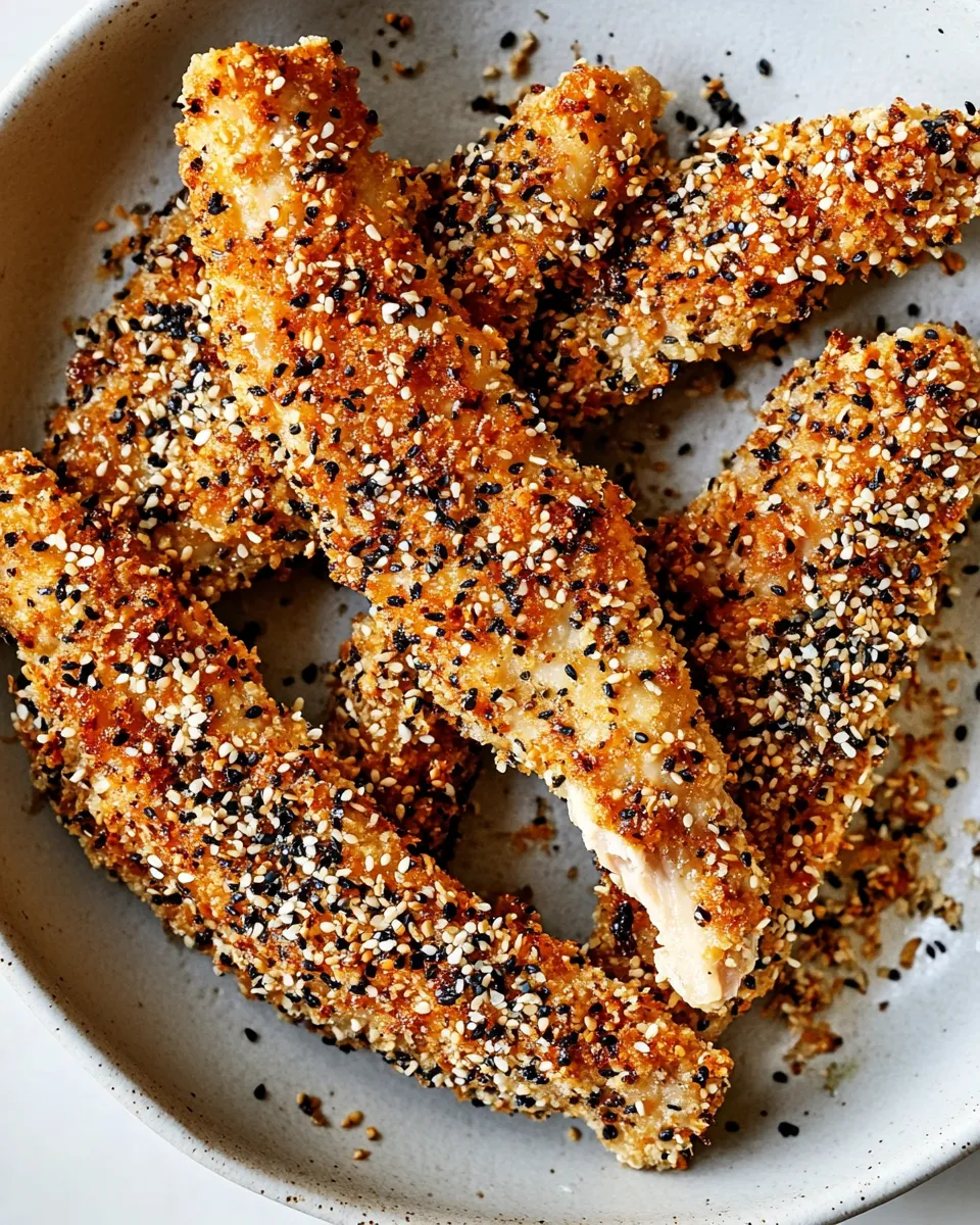 Easy Panko Sesame Chicken Tenders image