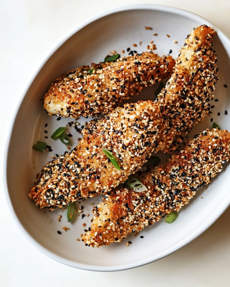 Delicious Panko Sesame Chicken Tenders recipe photo