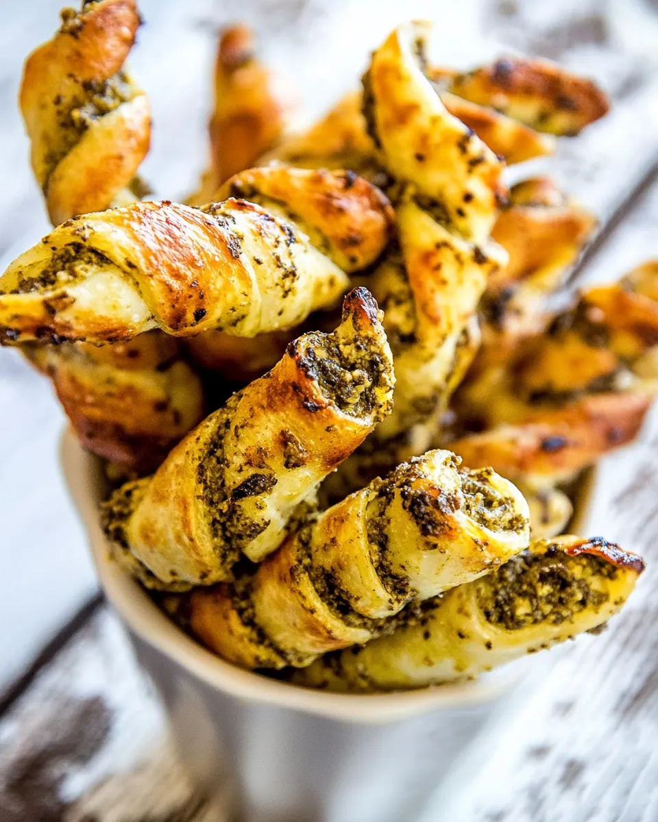 Classic Parmesan Pesto Twists image