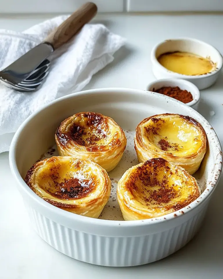 Homemade Pastis de Nata (Portuguese Custard Tarts) photo