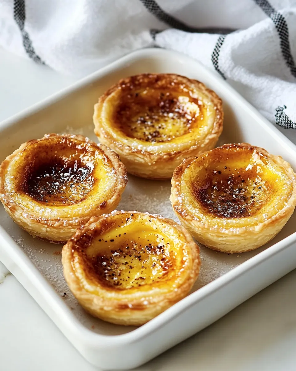 Easy Pastis de Nata (Portuguese Custard Tarts) recipe photo