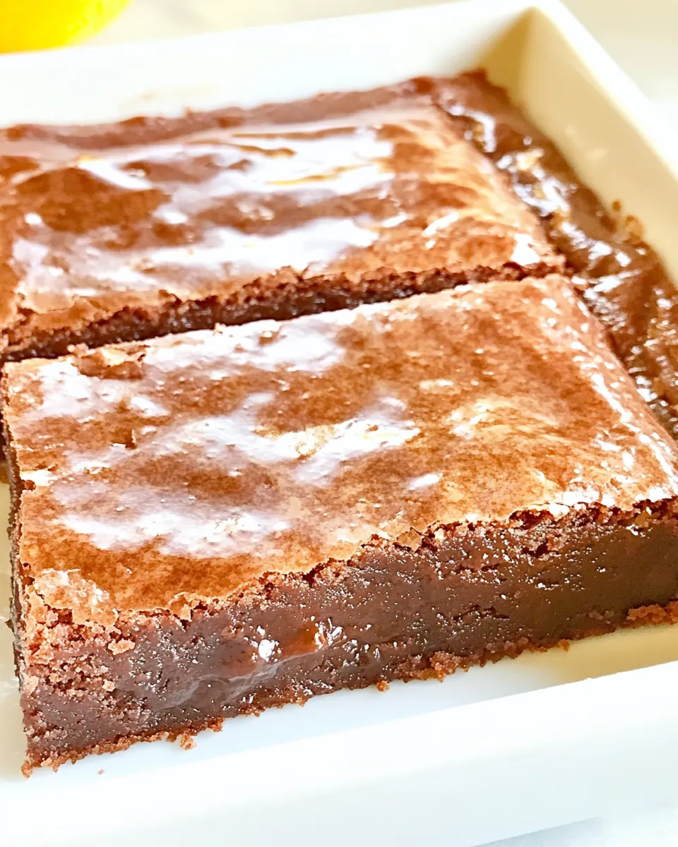 Delicious Paula Deens Orange Brownies image