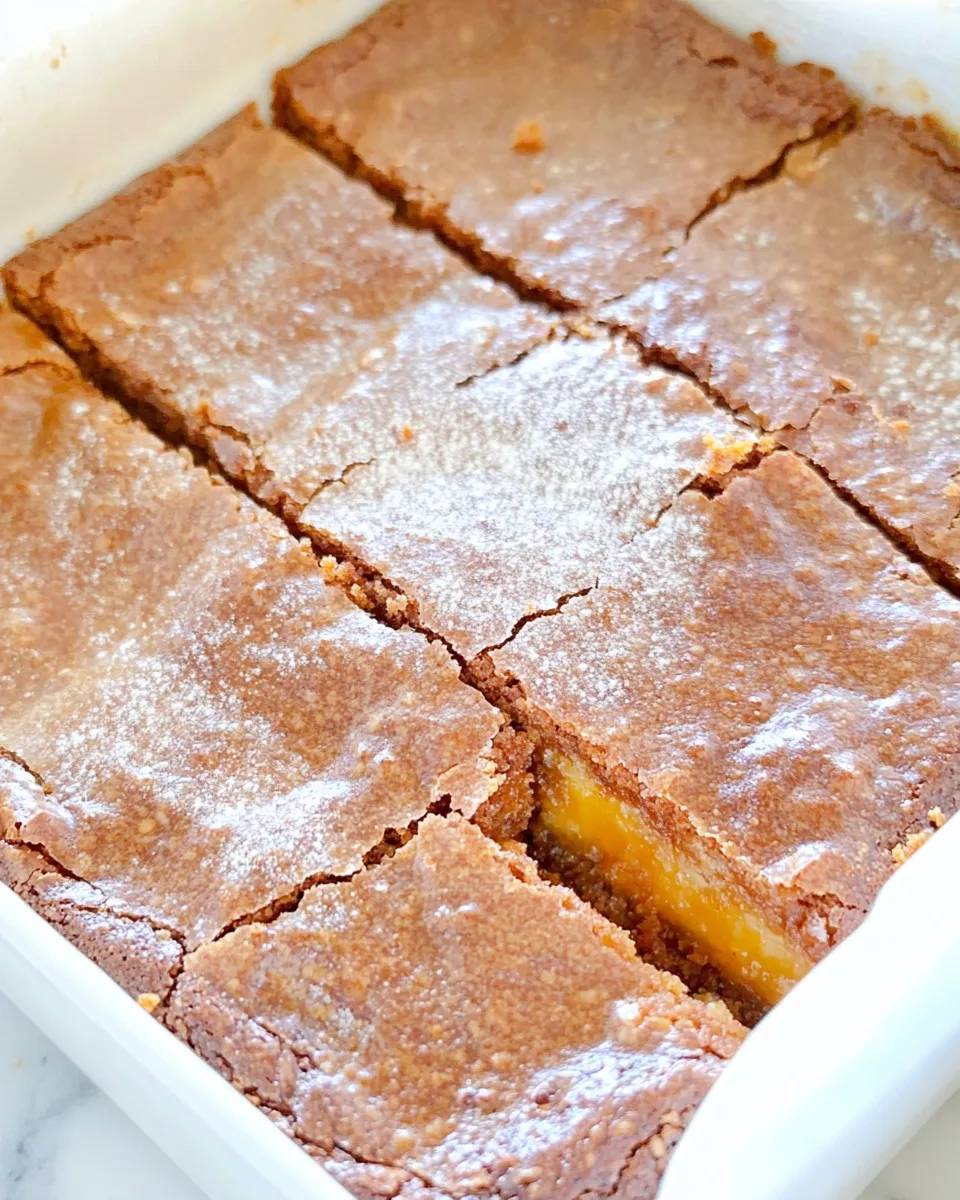Easy Paula Deens Orange Brownies recipe photo