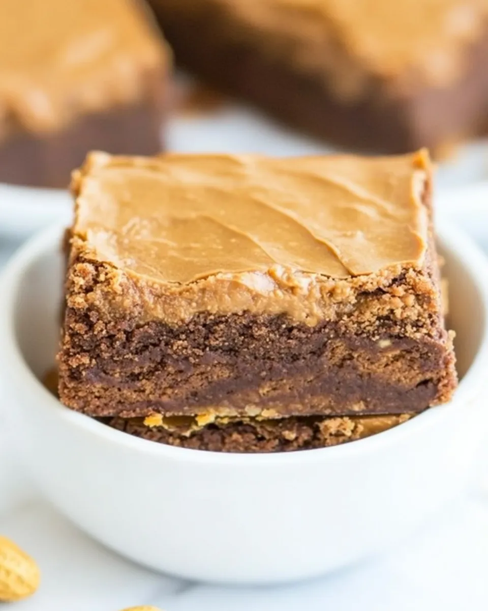 Easy Peanut Butter Brookies recipe photo