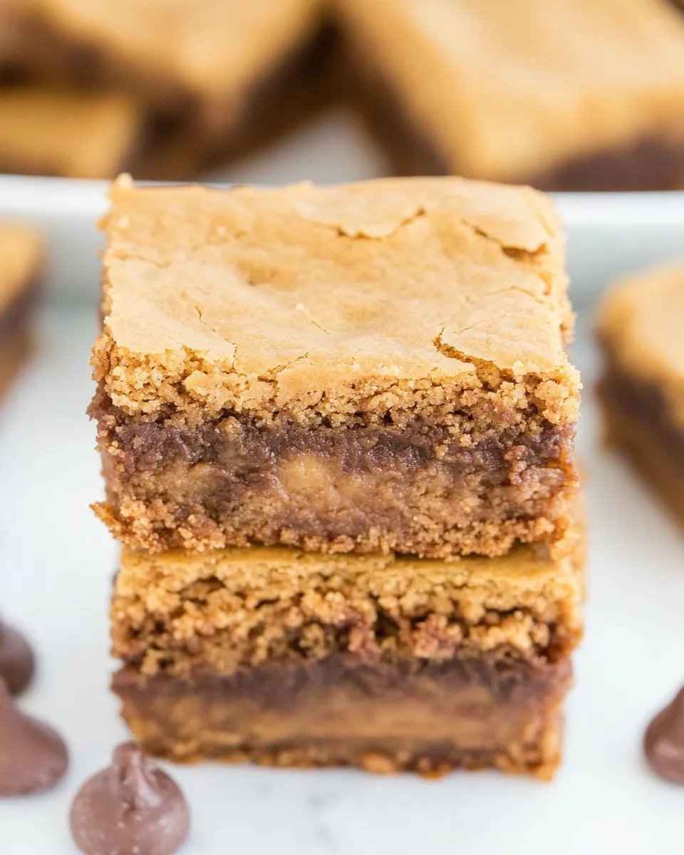 Delicious Peanut Butter Brookies shot