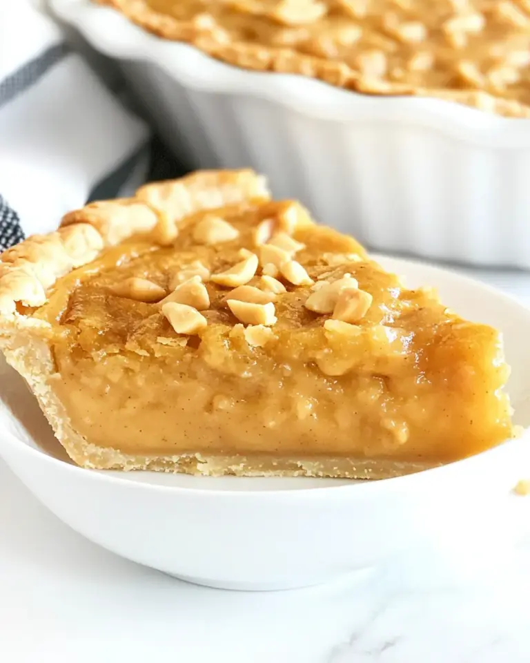 Homemade Peanut Butter Chess Pie photo