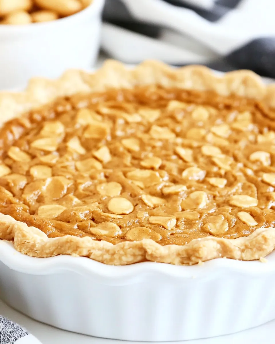 Classic Peanut Butter Chess Pie image