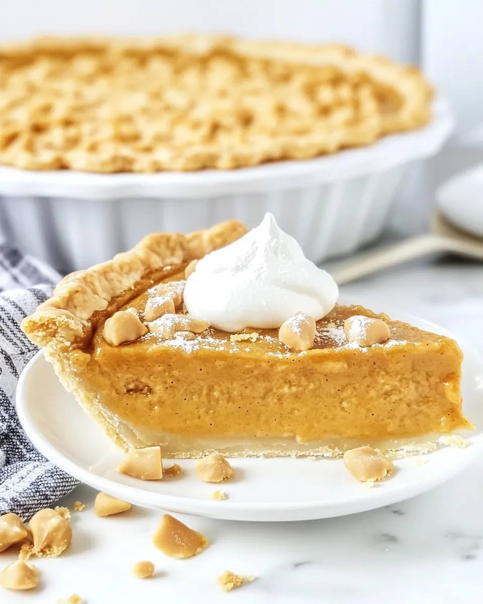 Easy Peanut Butter Chess Pie recipe photo