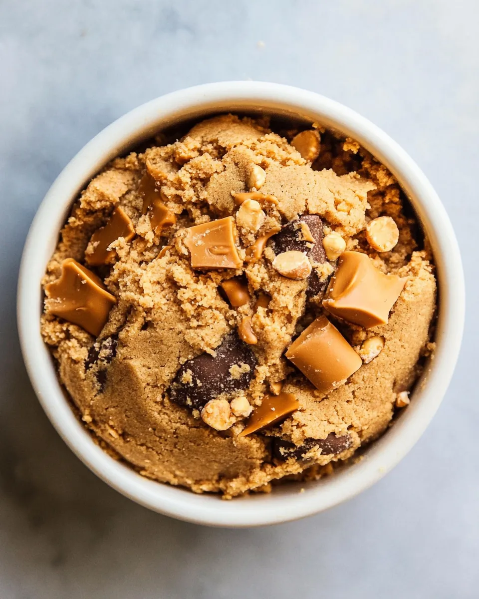 Easy Peanut Butter Cookie Dough recipe photo