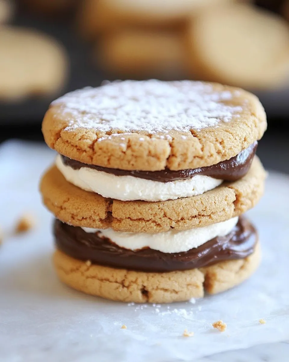 Classic Peanut Butter Cookie Smores image