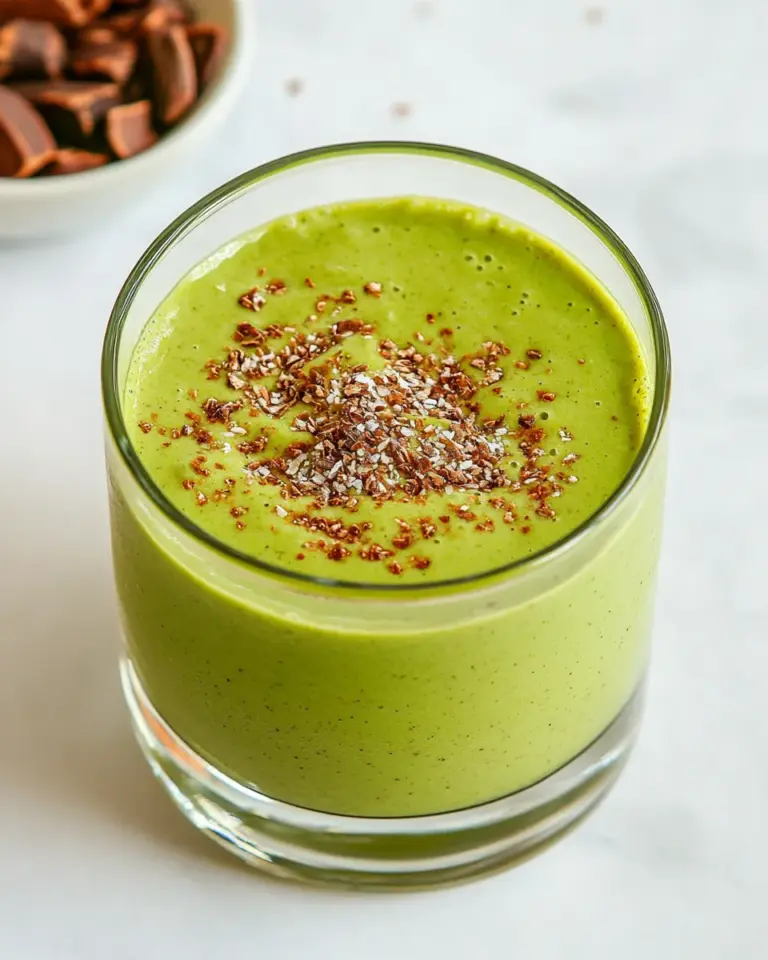 Easy Peanut Butter Vanilla Green Smoothie photo