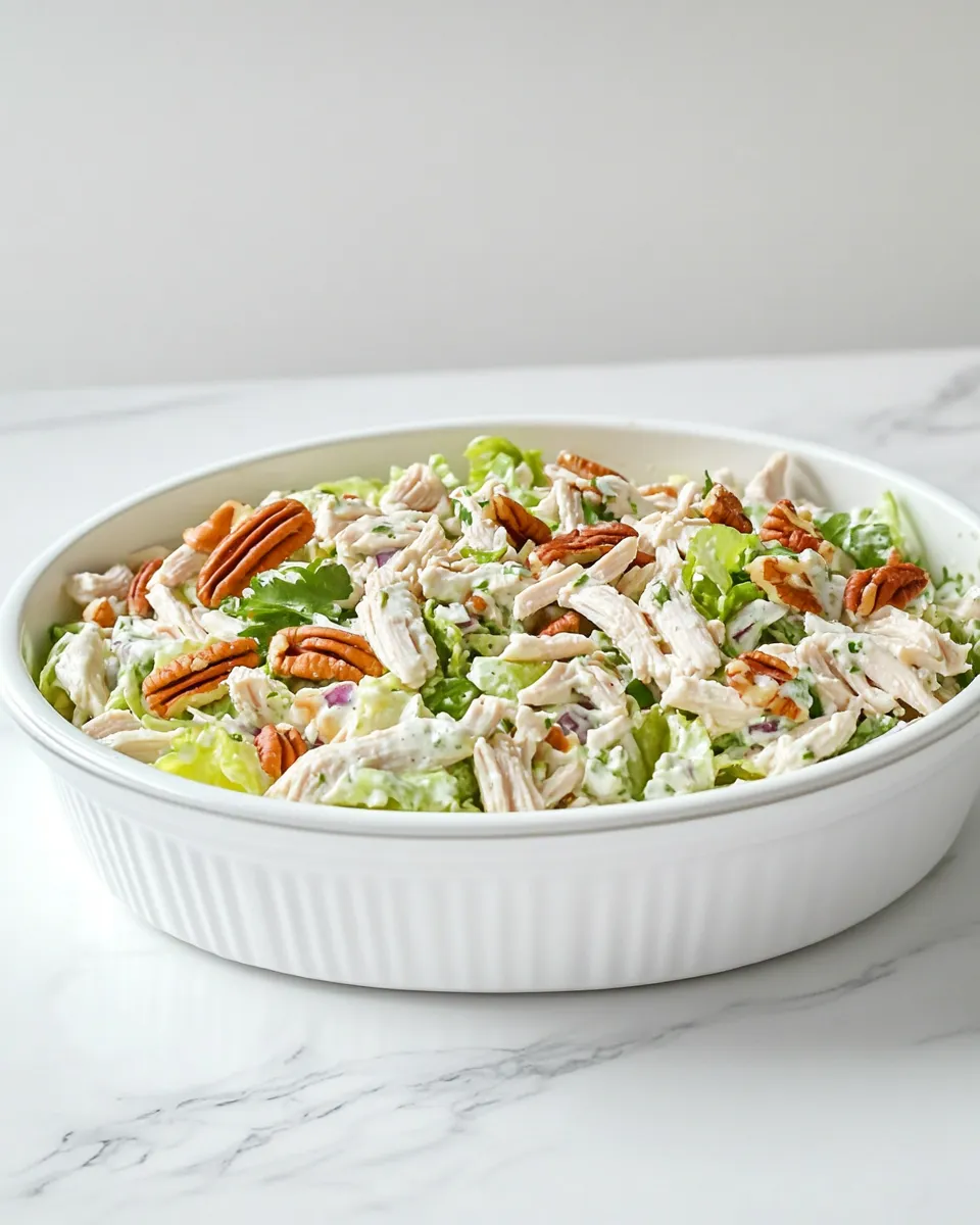 Delicious Pecan Chicken Salad shot