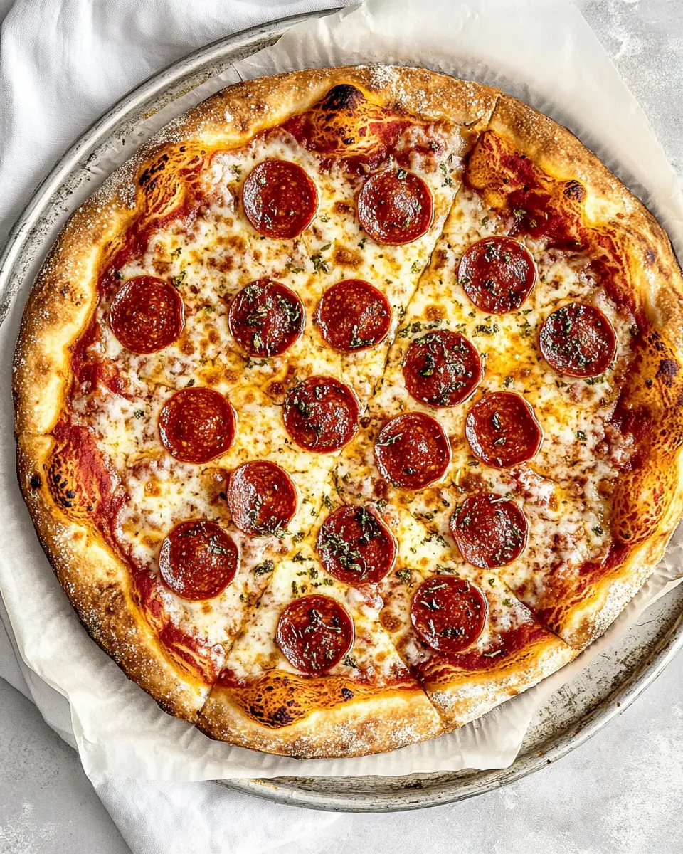 Delicious Pepperoni Pizza shot