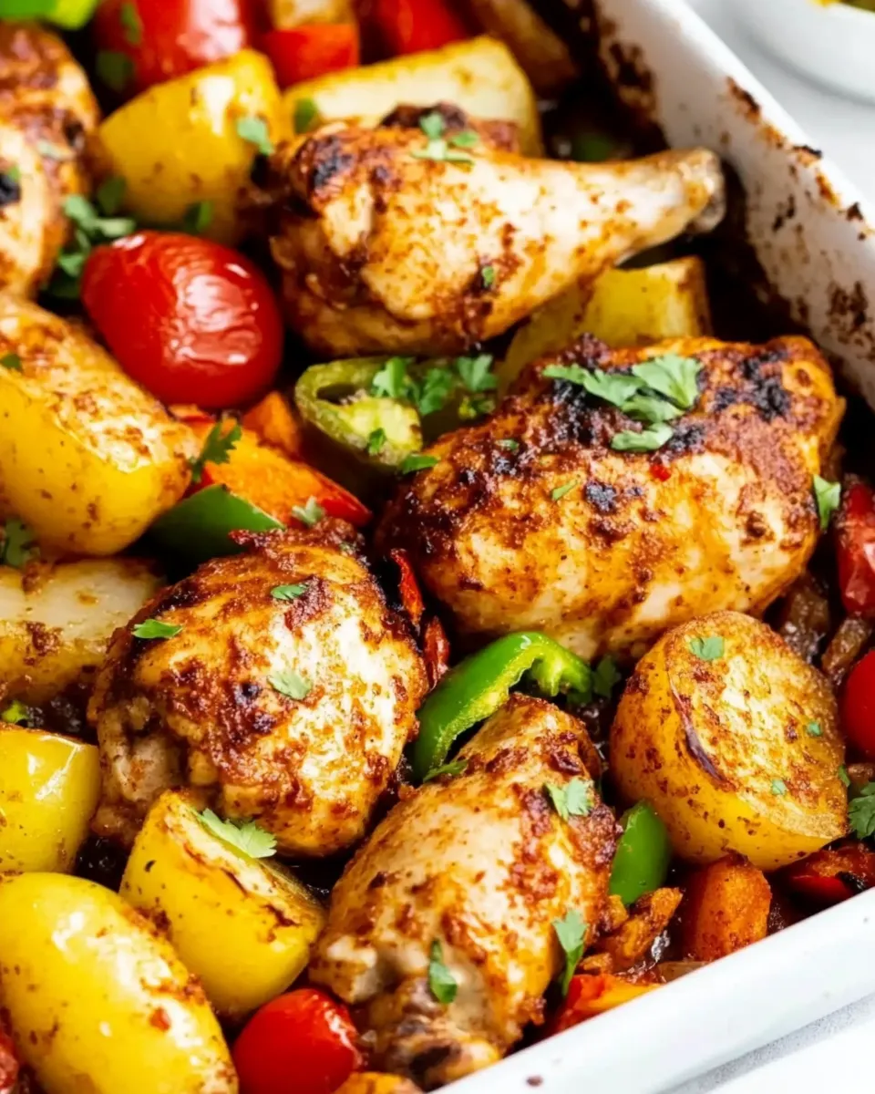 Easy Peri Peri Chicken Tray Bake image