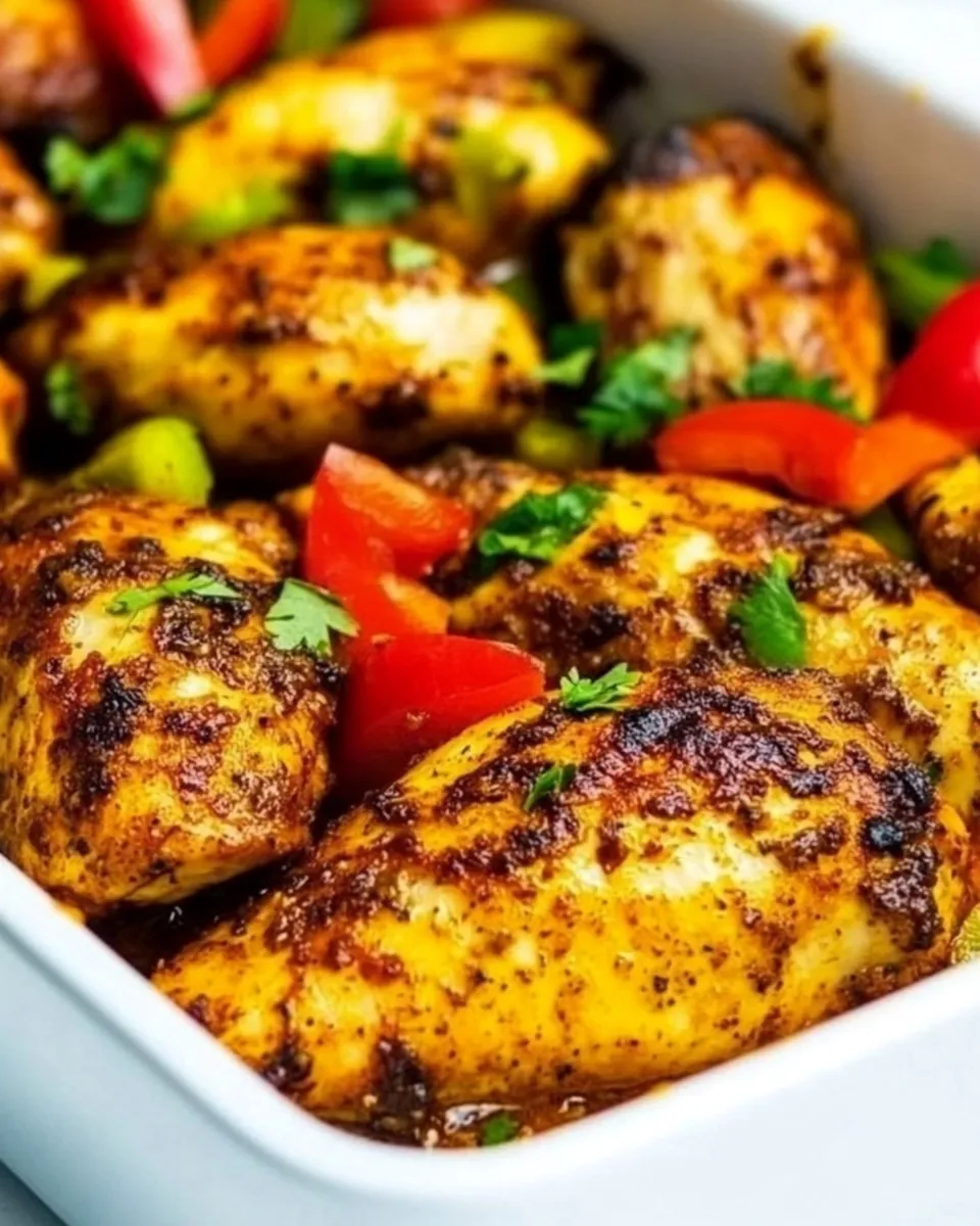 Quick Peri Peri Chicken Tray Bake shot