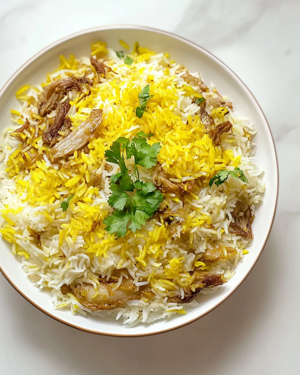 Delicious Persian Rice shot