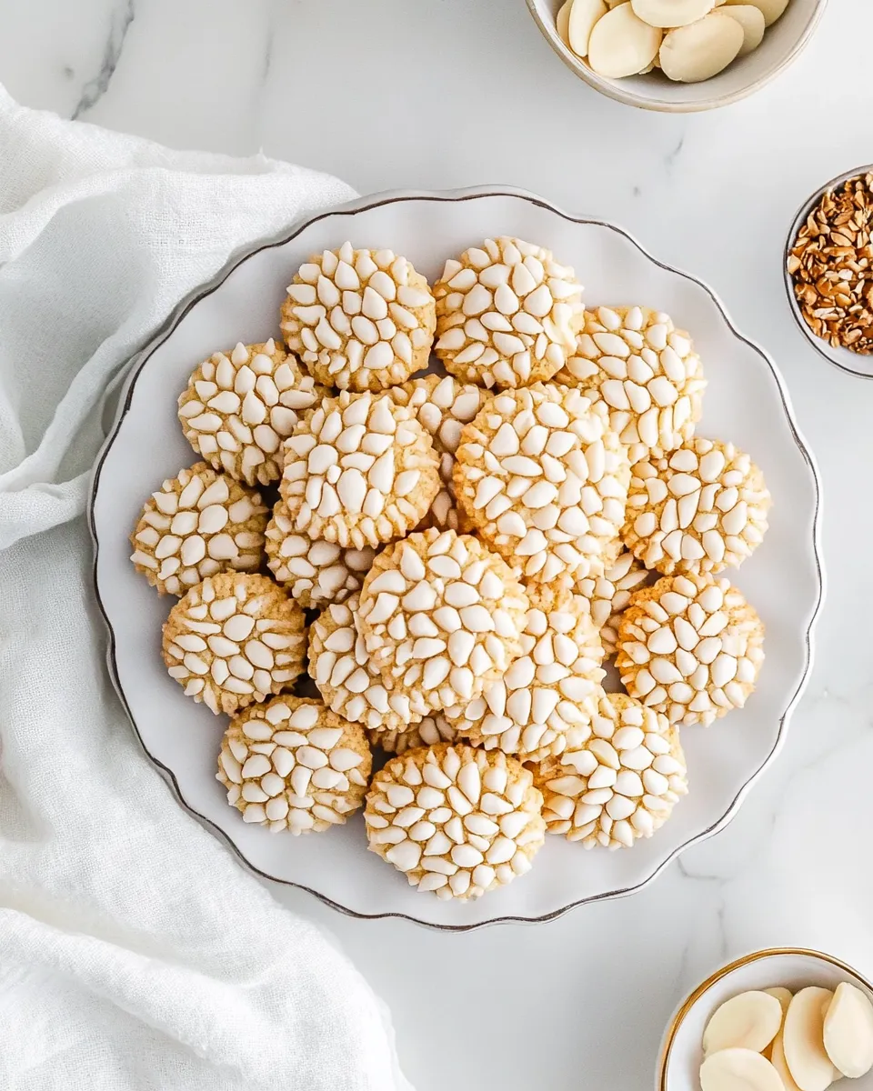 Classic Pignoli Cookies (Almond Cookies) image