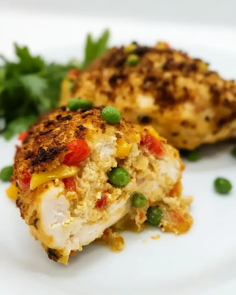 Homemade Pimento Cheese Stuffed Chicken photo