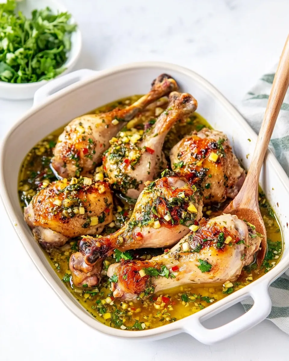 Easy Pollo con Wasakaka (Garlic Chicken Roast) recipe photo