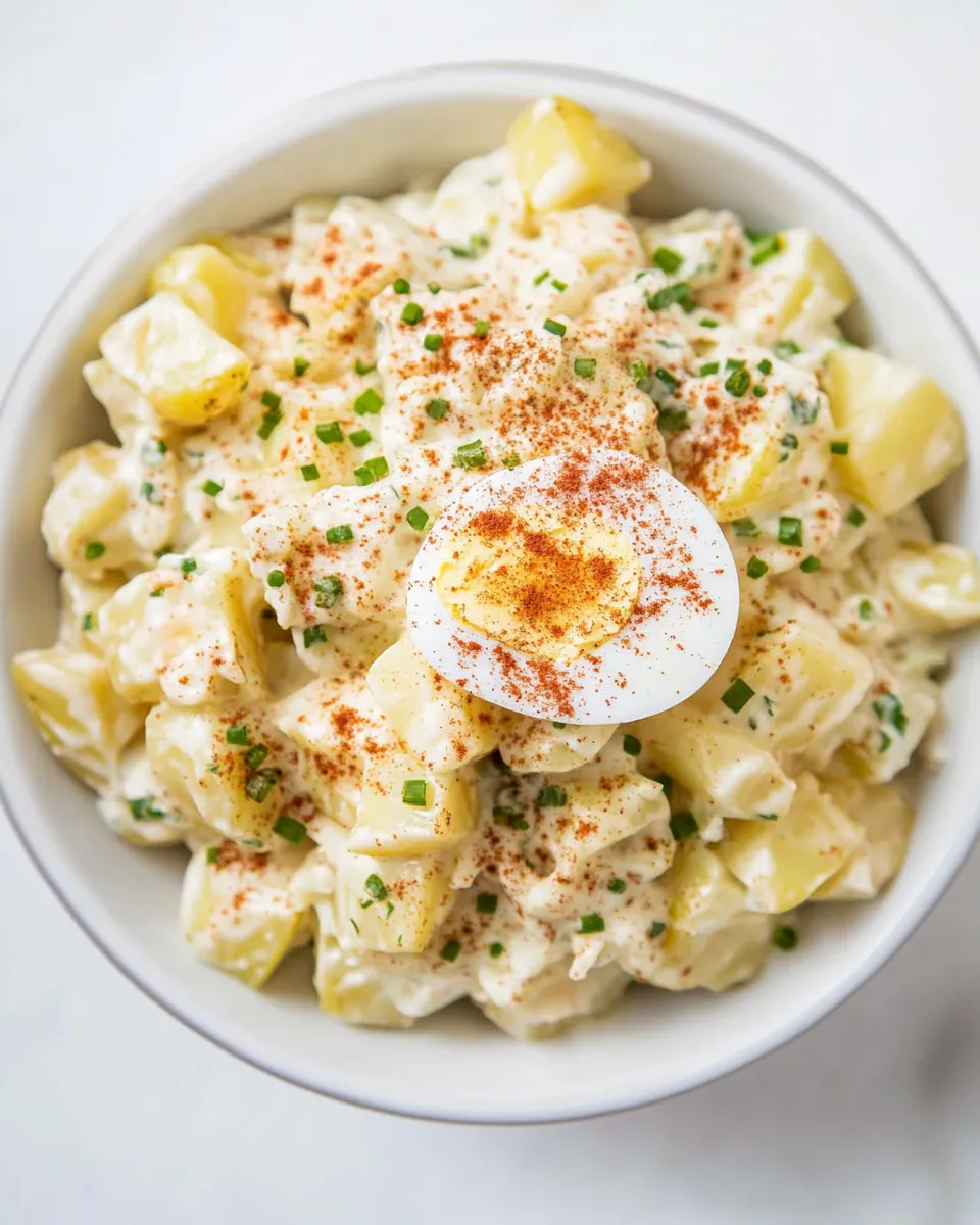 Homemade Potato Salad with Egg photo