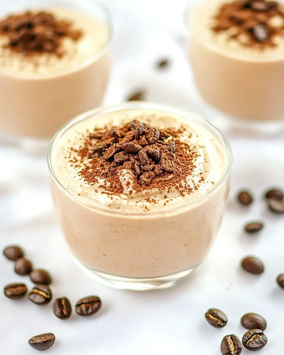 Easy Protein Coffee Mousse Recipe shot