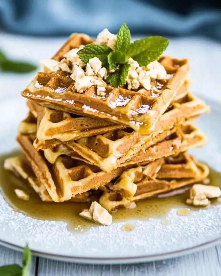 Homemade Protein Paleo Waffles photo