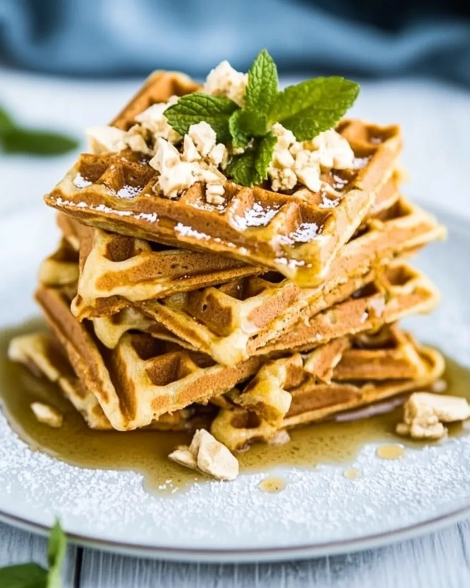 Homemade Protein Paleo Waffles photo