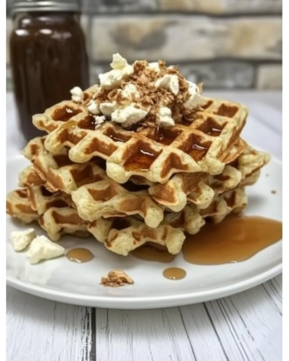 Delicious Protein Paleo Waffles shot